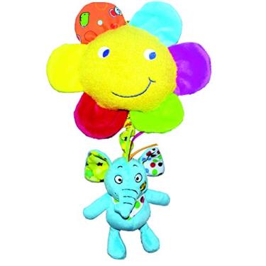 Imagem de LOVE Musical Elefante Com Flor Love Azul