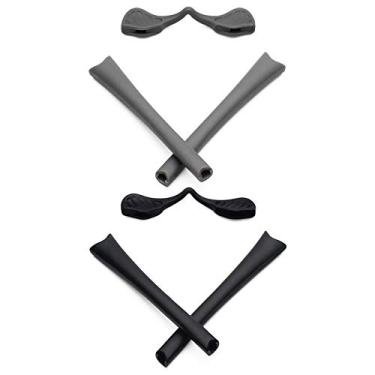 Imagem de Mryok Kits de reposição para óculos de sol Oakley Radar XL, Cinza e preto, One Size