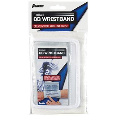 Imagem de Franklin Sports Pulseira Quarterback (Cores Sortidas) - SWEATBAND - Futebol Americano - Todos os Idades - Atletas Profissionais ou Sérios