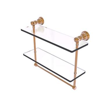 Imagem de Prateleira de vidro Allied Brass CL-2-16TB Carolina Collection 40,64 cm, bronze escovado