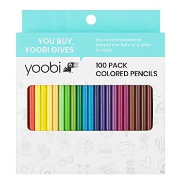 Imagem de Yoobi | Conjunto de lápis de cor | Multicolorido arco-íris Pacote com 100