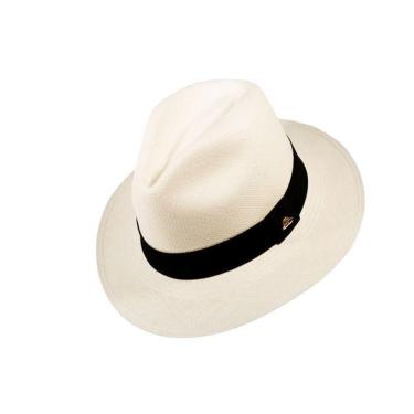 Imagem de Chapéu Panamá Semi Fino Branco Palha Masculino M