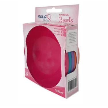 Imagem de Kit Prato Bowl Com 4Uni. - 300Ml - 9326, Sana Babies