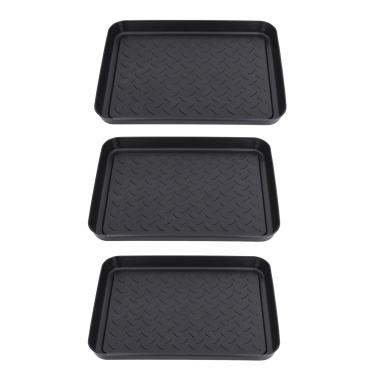 Imagem de multifuncional 60 x 40 cm 1 tapete economizando 3 design de intertravamento ampla aplicação bandeja de bota estável para home office hotel, Bandeja de bota e sapato de borracha,
