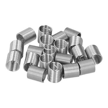 Imagem de 20 peças, porca de reparo de rosca, kits de reparo de rosca, inserções e kits em polegadas, M14 x 1, 25, redutor de inserção de círculo espiral, porca de expansão roscada, conjunto de(2D)