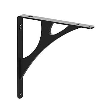 Imagem de Shelf-Made Manhattan Steel P x 2,5 cm L x 25,4 cm A preto, 226 kg, suporte decorativo para prateleira