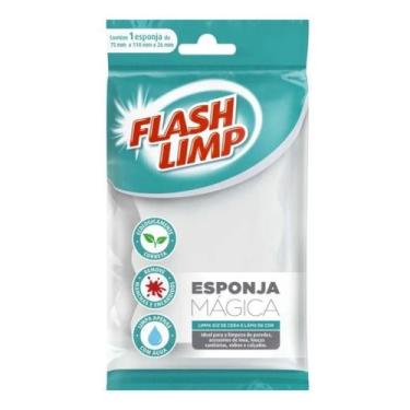 Imagem de Esponja Mágica Ecológica Flashlimp Limpa Paredes - Flash Limp