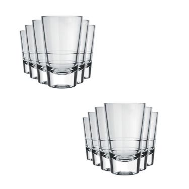 Imagem de Jogo de Copo Para Dose 12 Unidades 100ml Caninha Nadir Figueiredo