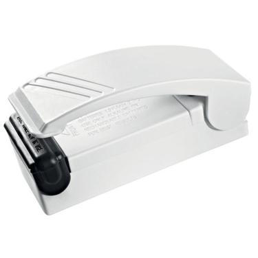 Imagem de Mini Máquina Seladora Plástico Embalagem Pilha Lacra E Fecha