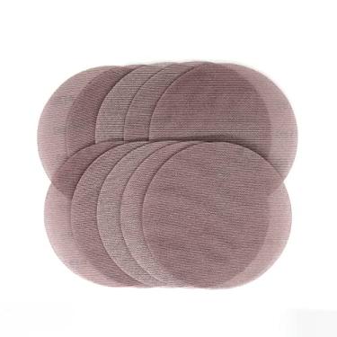 Imagem de SHENGANG Discos de lixa abrasivos sem pó de malha de 9 polegadas 220 mm Lixa de moagem a seco antibloqueio 80 a 600 lixa de gancho e laço, 120