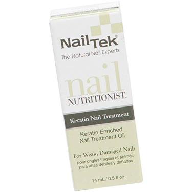 Imagem de Nail Tek Nail Nutritionist Tratamento de queratina para unhas fracas e danificadas | Enriquecido com óleos de proteína de queratina para fortalecer, proteger e hidratar |