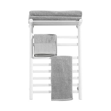 Imagem de Toalheiro de aquecimento elétrico doméstico toalheiro de banheiro toalheiro de secagem de temperatura constante de hotel toalheiro de aquecimento de temperatura, branco