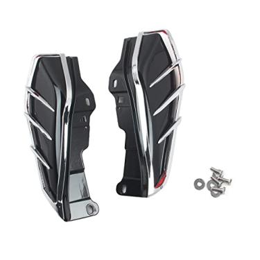 Imagem de FINMOKAL Escudo térmico e acabamento do defletor de ar de quadro médio para Harley Road King Street Tri Glide