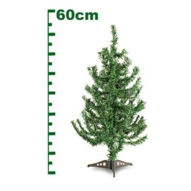 Imagem de Árvore De Natal Pinheiro Luxo 60 Cm  50 Galhos Envio Rápido - Dacar