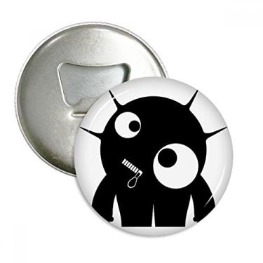 Imagem de Emblema Multifuncional Universe Alien Monster Alien Abridor de Garrafas Ímã de Geladeira