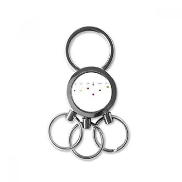 Imagem de Tomada Plugue Cabo de Carregamento Padrão Aço Inoxidável Metal Chaveiro Chaveiro Carro Chaveiro Clipe Presente, Multicor