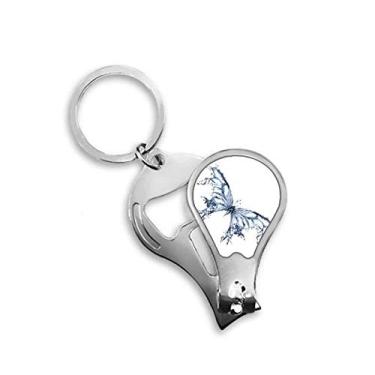 Imagem de Cortador de unhas Blue Butterfly Pipa abridor de chaves chaveiro