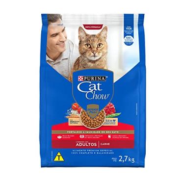 Imagem de Purina Ração Gatos Adultos CAT CHOW Carne 2,7kgs