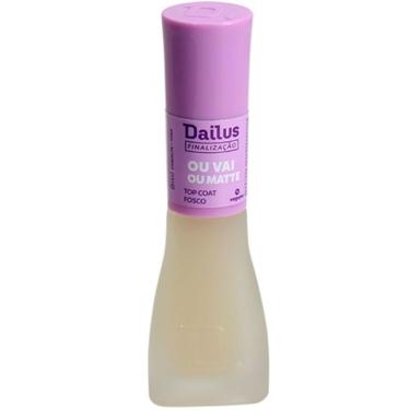 Imagem de Esmalte De Tratamento Dailus Top Coat Fosco Vai Ou Matte