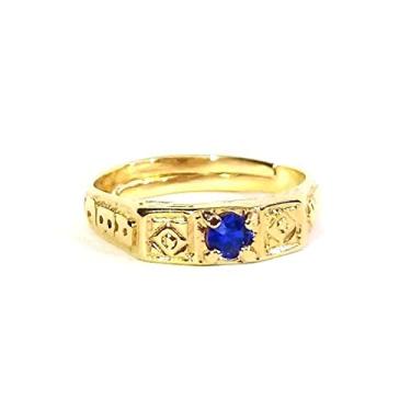 Imagem de Anel de Formatura Infantil Menino Regulável Semi Joia Banhado a Ouro 18k Elegante e Delicado Ajustável para Conforto Ideal Símbolo de Conquista e Carinho