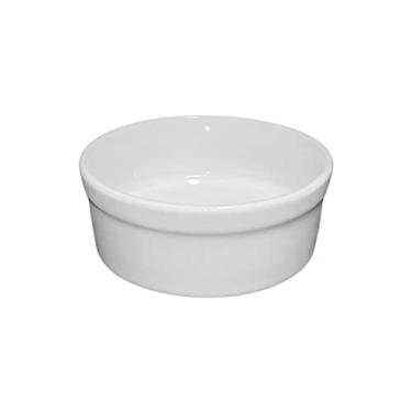 Imagem de Comedouro Bebedouro de Porcelana Pequeno 300ml Branco Liso