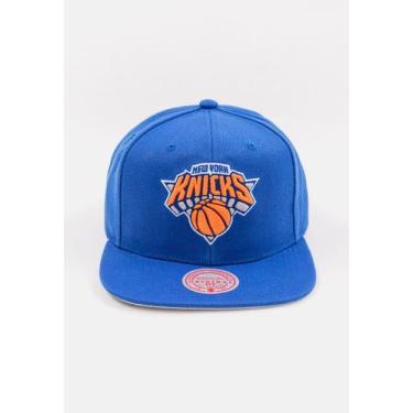 Imagem de Boné Mitchell & Ness Nba Core Basic Snapback New York Knicks Azul