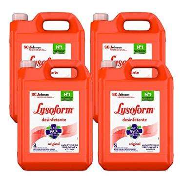 Imagem de Kit 4 Desinfetante Lysoform Uso Geral Original 5l