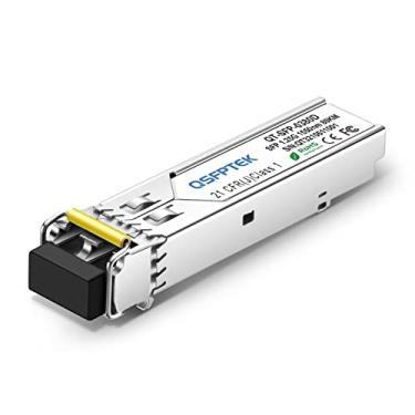Imagem de Módulo SFP Gigabit, 1000Base-ZX LC 1550 nm, transceptor SFP de modo único Mini-GBIC de 80 km para Cisco GLC-ZX-SMD/SFP-GE-Z, Finisar, Zyxel, Ubiquiti, D-Link