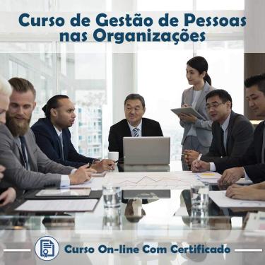 Imagem de Curso online em videoaula de Gestão de Pessoas nas Organizações com Certificado + 2 brindes