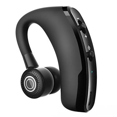 Imagem de CIC Fone De Ouvido Bluetooth Sem Fio Mini headphones De Negócios Invisível Único Top Gancho Microfone para Chamadas Profissio Apple e Android, Preto