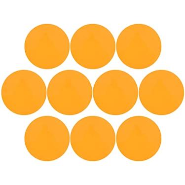 Imagem de SOLUSTRE 10 peças filtro de gel película colorida transparente folhas plásticas cabeça redonda flashes correção gel filtro de luz para estúdio fotográfico flash laranja 66 mm