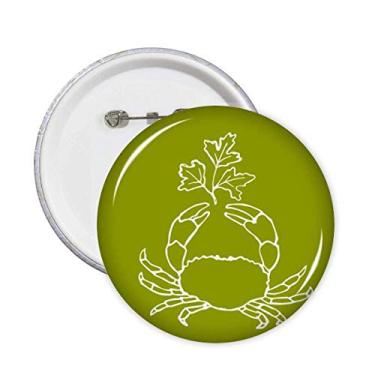 Imagem de Alicate de caranguejo, plantas marinhas, pinos, emblema, botão, acessórios, decoração, 5 peças