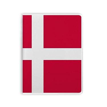 Imagem de Diário de capa macia com a bandeira nacional da Dinamarca da Europa