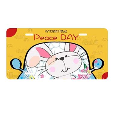 Imagem de DIYthinker Feliz Páscoa Religião Festival Linda Placa de Carro Decoração Dia da Paz