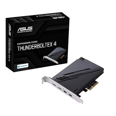 Imagem de ASUS ThunderboltEX 4 com controlador Intel® Thunderbolt™ 4 JHL 8540, 2 portas USB tipo C, largura de banda bidirecional de até 40 Gb/s, suporte para DisplayPort 1.4, carregamento rápido de até 100 W,