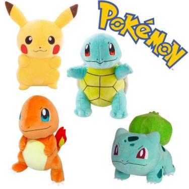 Pokémon Eevee Pelúcia 12cm Pikachu Bulbasaur Charmander no Shoptime