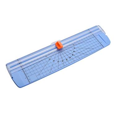 Imagem de Domary Aparador de papel portátil, cortador de papel tamanho A4, máquina de corte de 12 polegadas de largura de corte para papel artesanal, papel fotográfico laminado