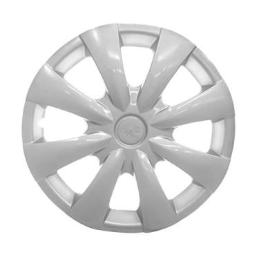 Imagem de Calota Aro Grid 15 Modelo Toyota Corolla 10 Prata Fixacao Pressao Grid 460Arptau.