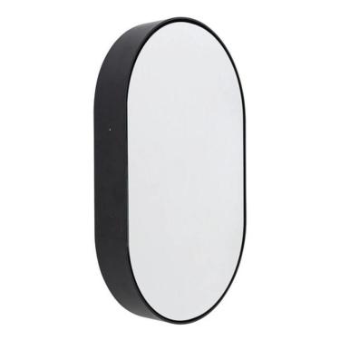 Imagem de Espelheira De Luxo Para Banheiro 92,5X60X12Cm - Preto