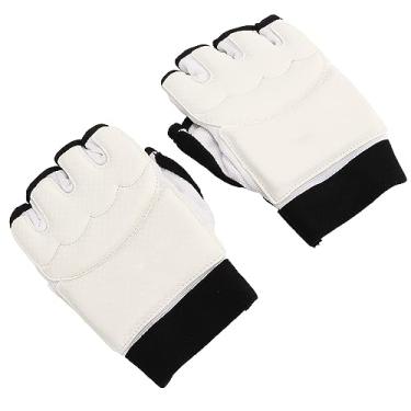 Imagem de Luvas de Boxe, Luvas de Taekwondo Absorção de Suor Acolchoamento Elástico Respirável para Luta (M)