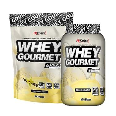 Imagem de Kit Pote + Refil Whey Protein Gourmet - FN Forbis Nutrition (Baunilha Ice Cream)