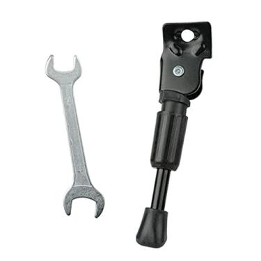 Imagem de rockible Suporte de bicicleta infantil Suporte de estacionamento de instalação simples Pé para bicicletas elétricas Bicicletas dobráveis Carrinhos de, 18,5 CM