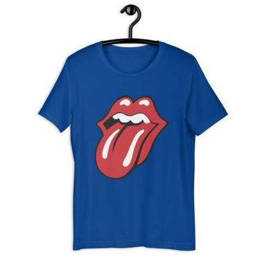 Imagem de Camiseta Blusa Feminina - Rolling Stones Rock and Roll-Feminino
