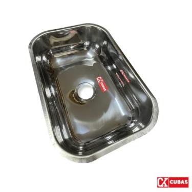 Imagem de Ck Cuba 01 Inox 46X30x14 mm Aço Inox 430 – Alto brilho