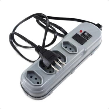 Imagem de Xuhal Protetor Eletrico Régua Filtro de Linha 6 Saídas Tomadas 2P+T Tecnologia DPS