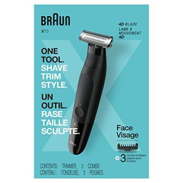 Imagem de Braun Série XT3 – Aparador de Barba, Barbeador Elétrico para Homens, Lâmina Durável, XT3000