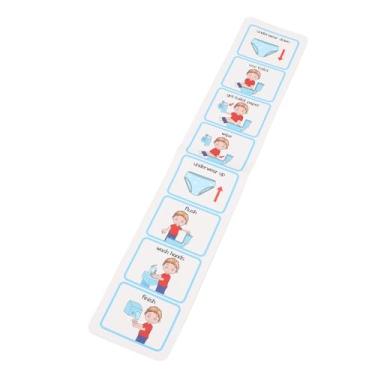 Imagem de Cronograma Visual de Treinamento de Penico de PVC para Crianças Com TDAH, Padrão Claro e Maior Independência, Adequado para Crianças Pequenas, Crianças Mais Velhas e Adultos