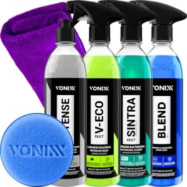 Imagem de Kit Limpeza Automotiva Lavagem A Seco Profissional Vonixx