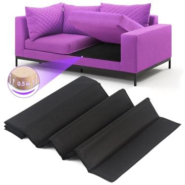 Imagem de HomeProtect Suporte de almofada Loveseat [55,88 cm x 38-45] Inserções de almofada de assento extra firmes para sofás flácidos, 1,27 cm de espessura, suporte de sofá pequeno de dois lugares para