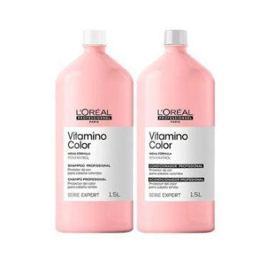 Imagem de Kit L'Oréal Professionnel Serie Expert Vitamino Color – Shampoo e Condicionador 1500 ml-Unissex